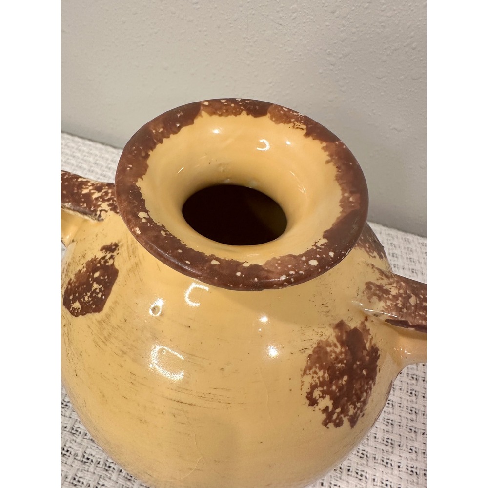 Made in Italy Ceramic Vase Home Decor Vintage Rustic Distress Tuscan Farmhouse - Picture 8 of 13